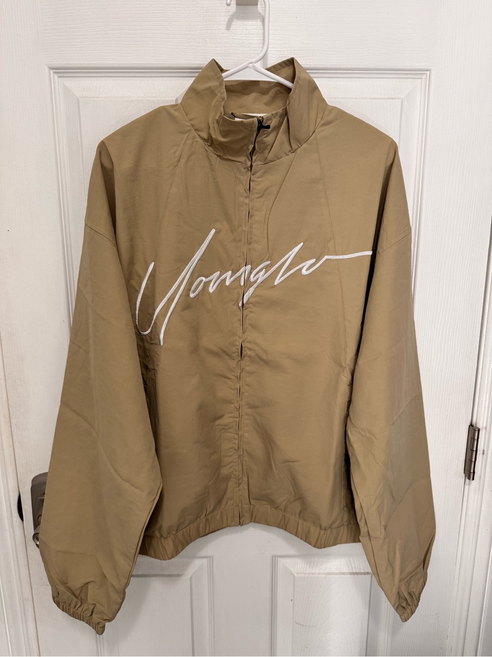 NWT Youngla 567 Jumpsuit Jacket Lightweight Zip Up Windbreaker Khaki Sz Small